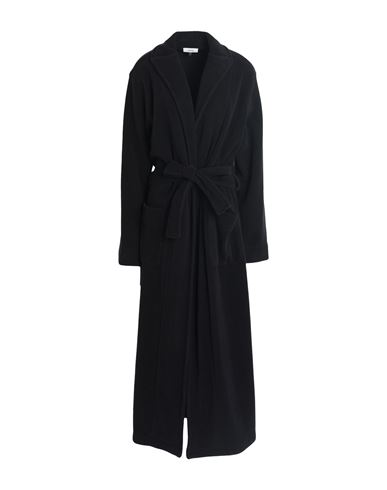 Vivis Woman Dressing Gown Or Bathrobe Black Size Xl Polyester, Cotton