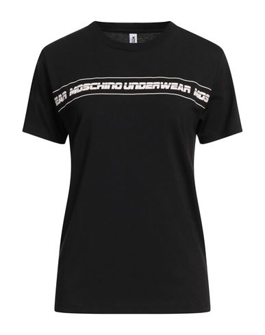 Moschino Woman Undershirt Black Size Xs Polyester, Cotton, Elastane