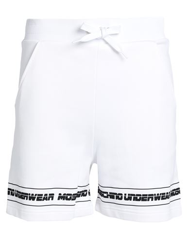 Moschino Man Sleepwear White Size Xxl Polyamide, Cotton, Elastane