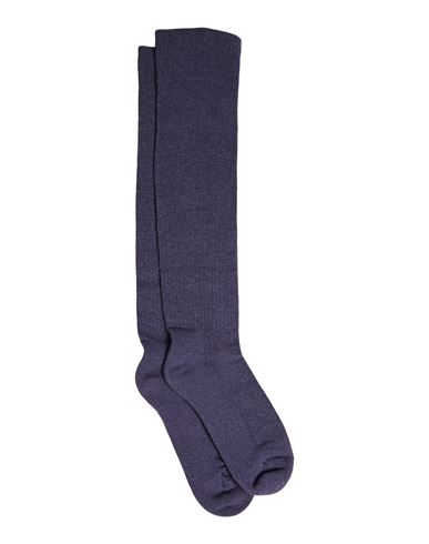 Rick Owens Man Socks & Hosiery Purple Size 6-8 Cotton, Elastane