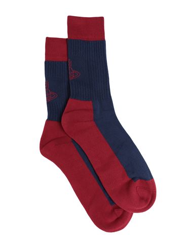 Shop Vivienne Westwood Sporty Socks Man Socks & Hosiery Midnight Blue Size 7 Cotton, Polyamide, Elastane