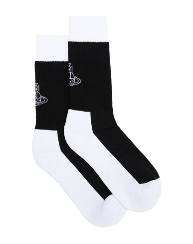 Vivienne Westwood Sporty Socks Woman Socks & Hosiery Black Size 9-11 Cotton, Polyamide, Elastane