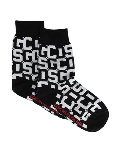 Gcds Woman Socks & Hosiery Black Size Onesize Cotton, Polyamide, Elastane