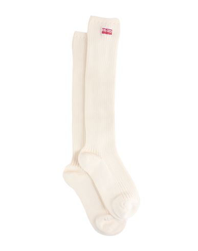 Kenzo Logo-patch Cotton-blend Socks In White