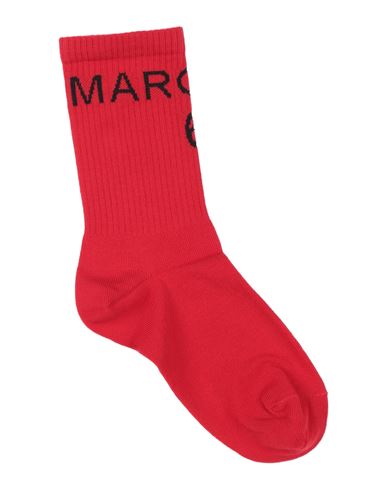 Mm6 Maison Margiela Woman Socks & Hosiery Red Size M Cotton, Polyamide, Elastane
