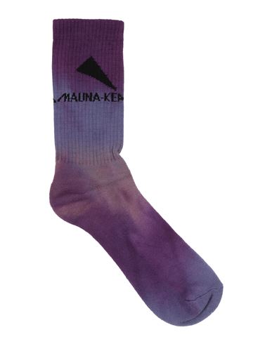 Mauna Kea Man Socks & Hosiery Purple Size Onesize Cotton, Lycra, Elastane