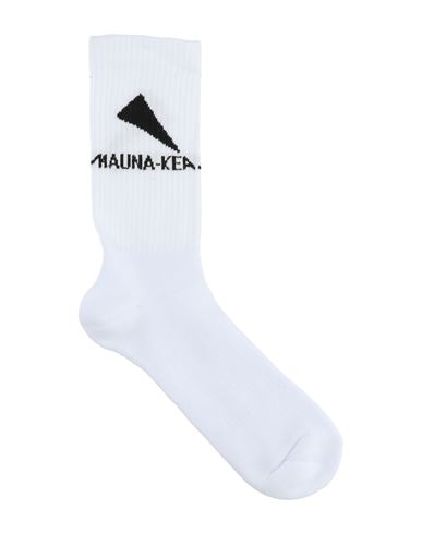 Mauna Kea Man Socks & Hosiery White Size Onesize Cotton, Lycra, Elastane