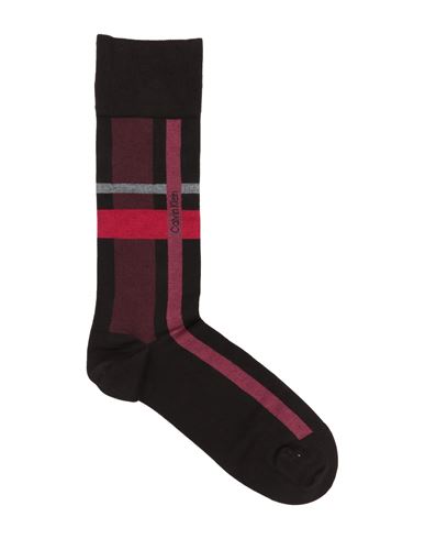 Calvin Klein Underwear Man Socks & Hosiery Burgundy Size Onesize Cotton, Polyamide, Lycra In Red