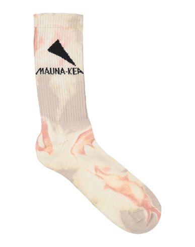 Mauna Kea Man Socks & Hosiery Beige Size Onesize Cotton, Lycra, Elastic Fibres