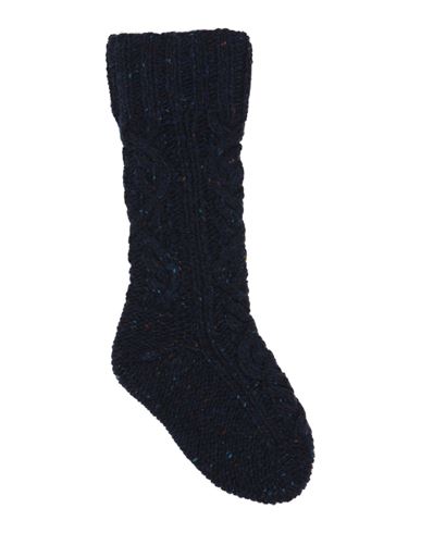 Jil Sander Woman Socks & Hosiery Midnight Blue Size M Wool