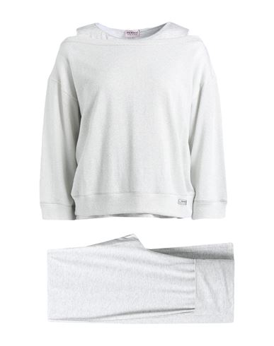 Pepita Woman Sleepwear Light Grey Size 12 Polyester, Rayon, Nylon, Viscose, Elastane