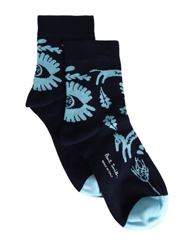 Paul Smith Woman Socks & Hosiery Midnight Blue Size Onesize Cotton, Polyamide, Elastane