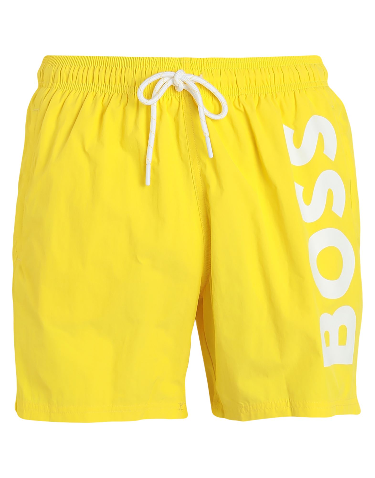 Hugo Boss Swim Trunks In Yellow