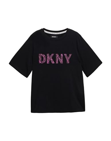 Dkny Woman Sleepwear Black Size L Cotton, Viscose, Elastane