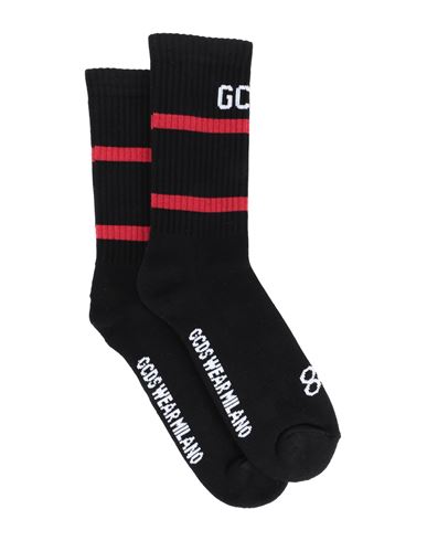 Gcds Man Socks & Hosiery Red Size 6-8 Cotton, Polyamide, Elastane