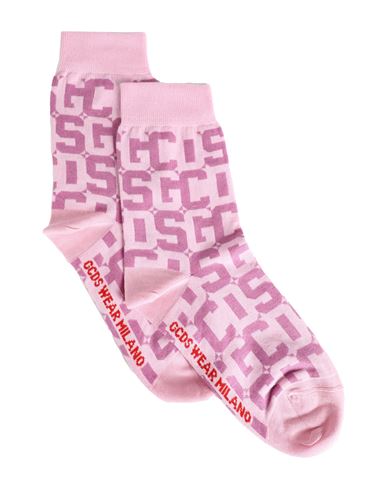 Gcds Woman Socks & Hosiery Pink Size Onesize Cotton, Polyamide, Elastane