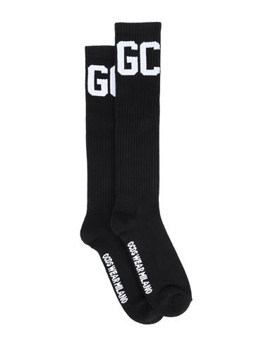 Gcds Man Socks & Hosiery Black Size Onesize Cotton, Polyamide, Elastane