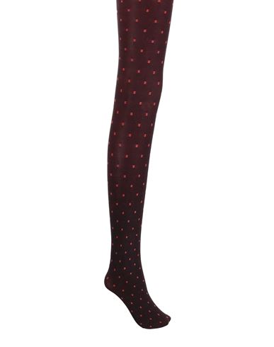 Wolford Woman Socks & Hosiery Burgundy Size Xs Cotton, Polyamide, Elastane In Red