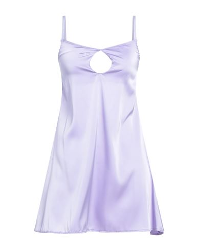 Ow Collection Woman Slip Dress Lilac Size L Polyester, Elastane In Purple