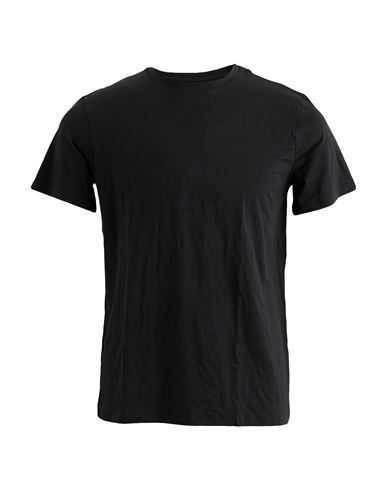 Organic Basics Man Undershirt Black Size L Lyocell, Elastane