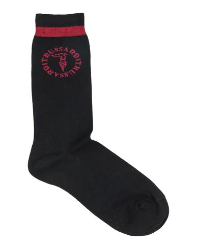 Trussardi Man Socks & Hosiery Black Size 10-13 Cotton, Polyamide