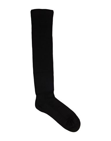 Rick Owens Man Socks & Hosiery Black Size 6-8 Cotton, Elastane