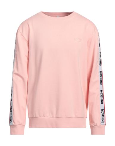 Moschino Man Undershirt Light Pink Size Xs Cotton, Elastane