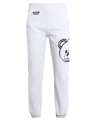 Shop Moschino Man Sleepwear Grey Size L Cotton