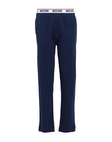 Moschino Man Sleepwear Navy Blue Size S Cotton, Elastane