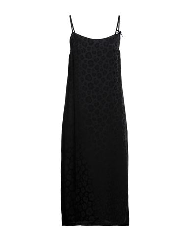 Moschino Woman Slip Dress Black Size L Acetate, Silk
