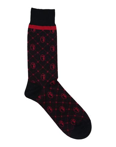 Trussardi Woman Socks & Hosiery Black Size 8-10 Cotton, Polyamide