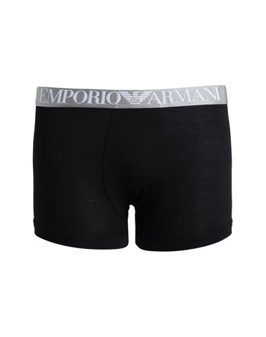 EMPORIO ARMANI EMPORIO ARMANI MAN BOXER BLACK SIZE L MODAL, ELASTANE