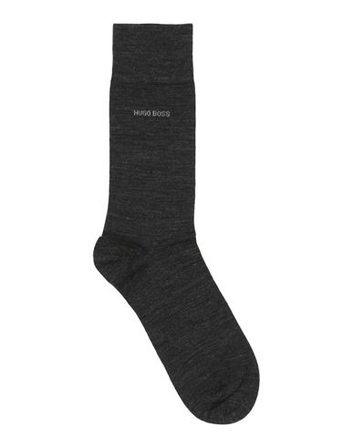 Hugo Boss Boss  Man Socks & Hosiery Steel Grey Size 6-7 Virgin Wool, Cotton, Polyamide, Elastane