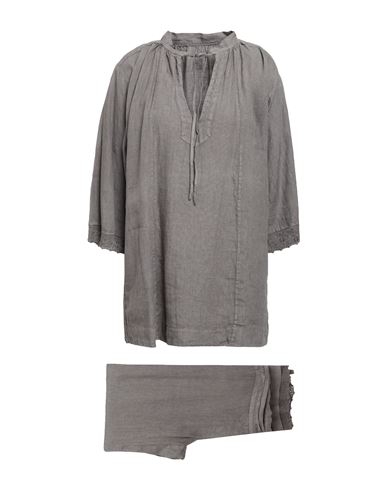 120% Woman Sleepwear Khaki Size Xl Linen In Beige