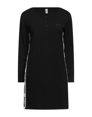 Moschino Woman Sleepwear Black Size S Cotton, Elastane