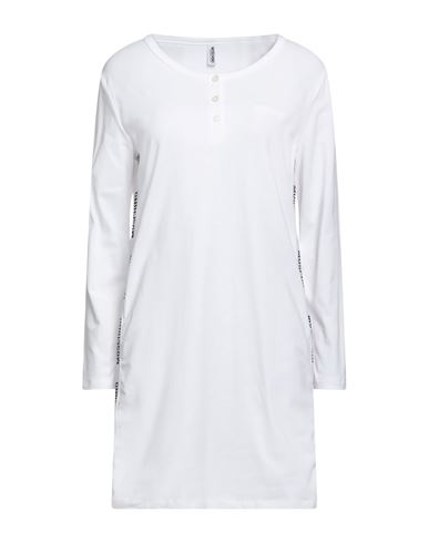 Moschino Woman Sleepwear White Size S Cotton, Elastane