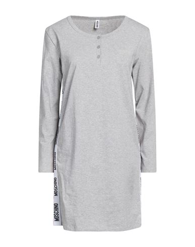 Moschino Woman Sleepwear Grey Size M Cotton, Elastane