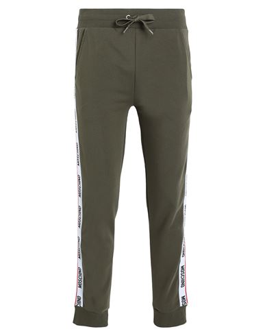 Moschino Man Sleepwear Military green Size XS Polyester, Cotton, Elastane