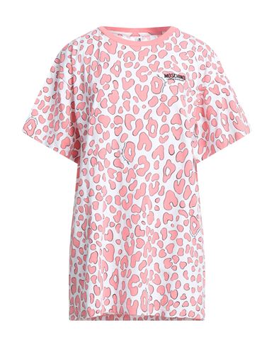 Shop Moschino Woman Sleepwear Salmon Pink Size Xs Cotton, Elastane