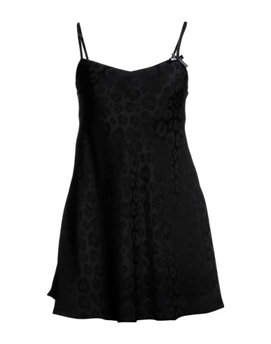Moschino Woman Slip Dress Black Size L Acetate, Silk