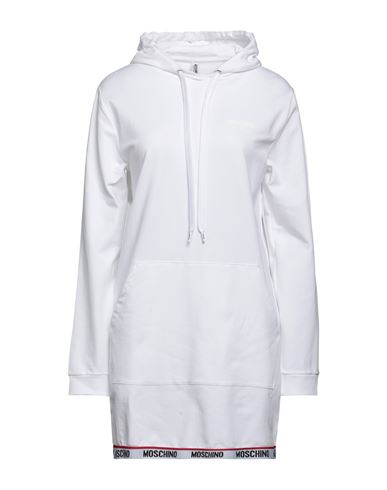 Moschino Woman Sleepwear White Size Xl Cotton, Elastane
