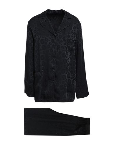 Moschino Woman Sleepwear Black Size S Acetate, Silk
