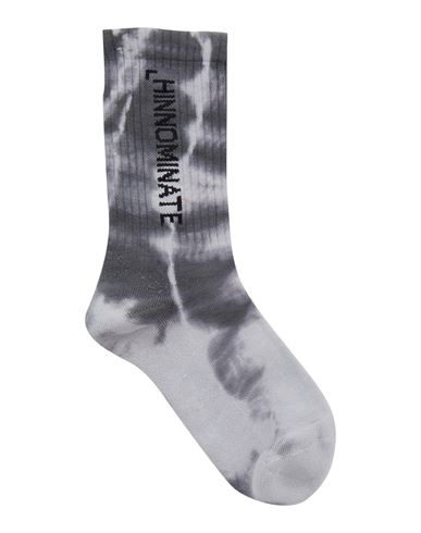Hinnominate Woman Socks & Hosiery Lead Size Onesize Cotton, Polyamide, Elastane In Grey