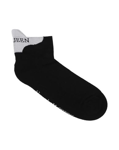 Alexander Mcqueen Man Socks & Hosiery Black Size Onesize Cotton, Polyamide, Elastane