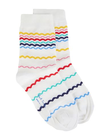 Paul Smith Woman Socks & Hosiery White Size Onesize Cotton, Polyamide, Elastane
