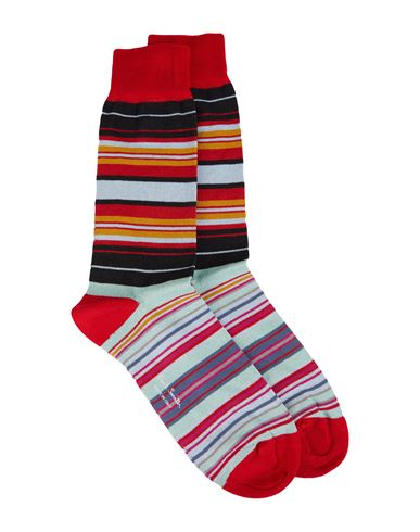 Paul Smith Man Socks & Hosiery Red Size Onesize Organic Cotton, Polyamide, Elastane
