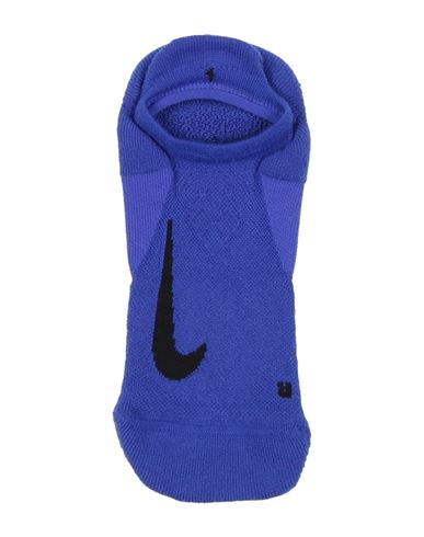 Nike Man Socks & Hosiery Blue Size 4 Polyester, Nylon, Elastane