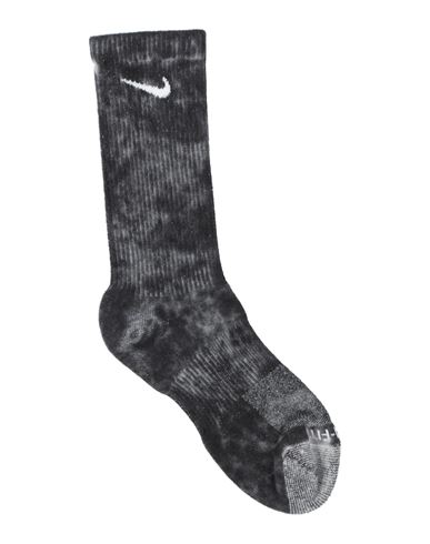 Nike Man Socks & Hosiery Steel Grey Size S Cotton, Polyester, Nylon, Elastane