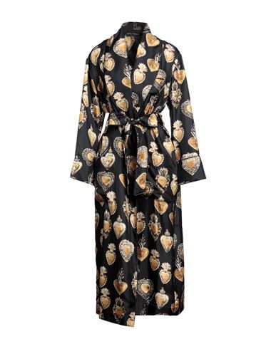 Dolce & Gabbana Woman Dressing Gown Or Bathrobe Black Size 4 Silk
