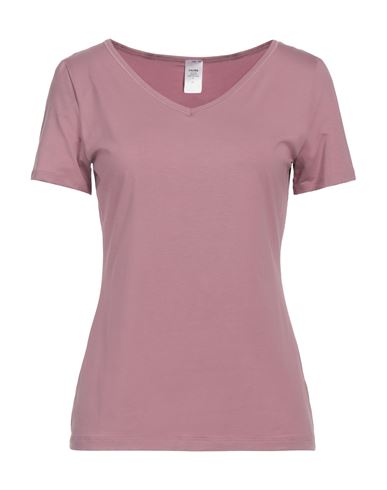 Calida Woman Undershirt Pastel Pink Size L Cotton, Tencel, Elastane